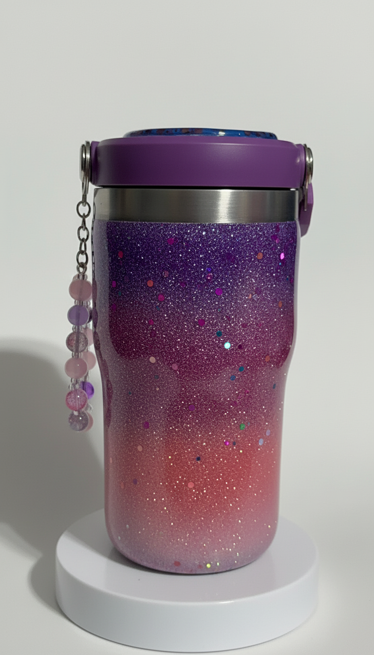 Custom Glitter Stanley Iceflow 20 oz tumbler