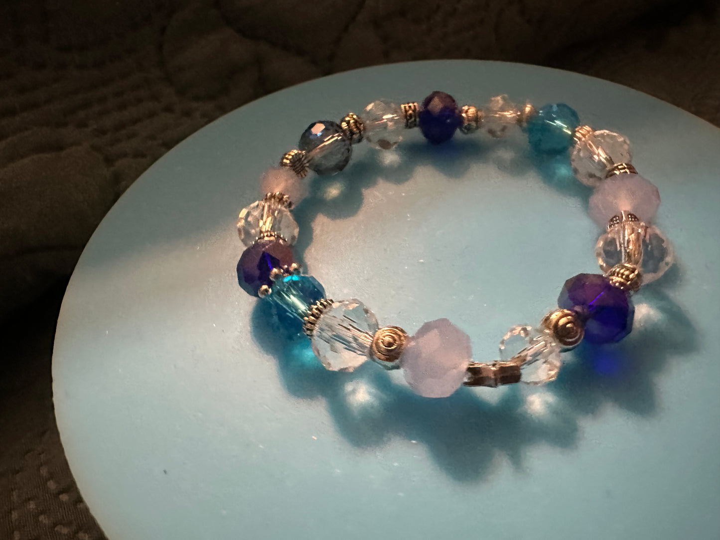 Blue bandit bracelet