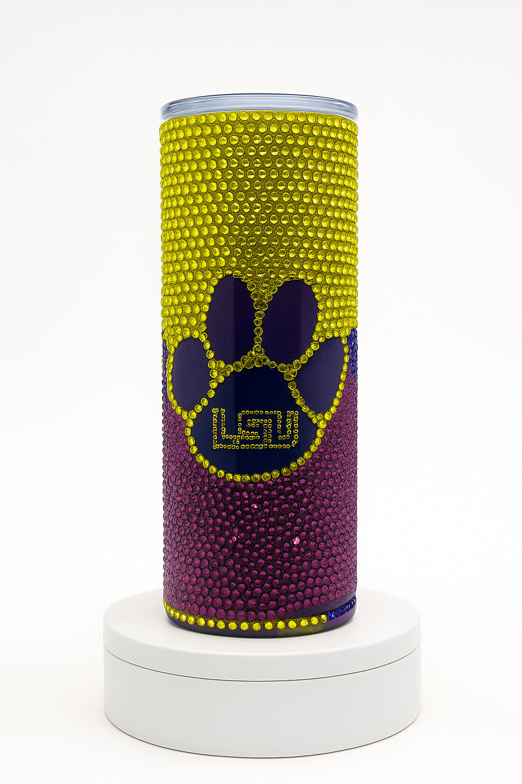 Tiger -SEC Bling Tumbler – 20 oz Rhinestone Custom Drinkware