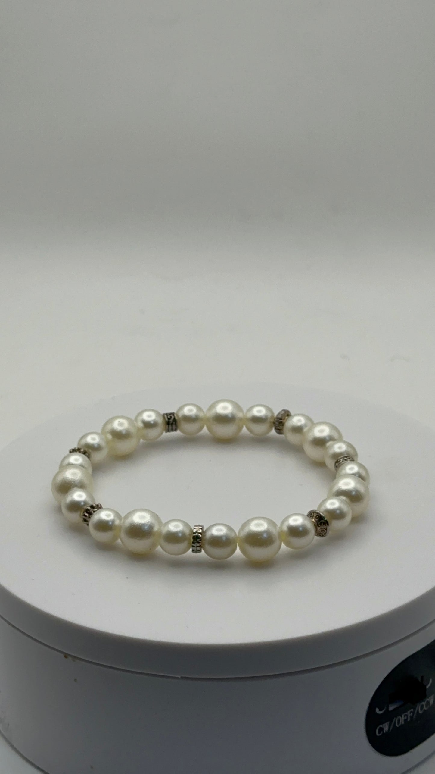 Elegant Pearl Beaded Bracelet