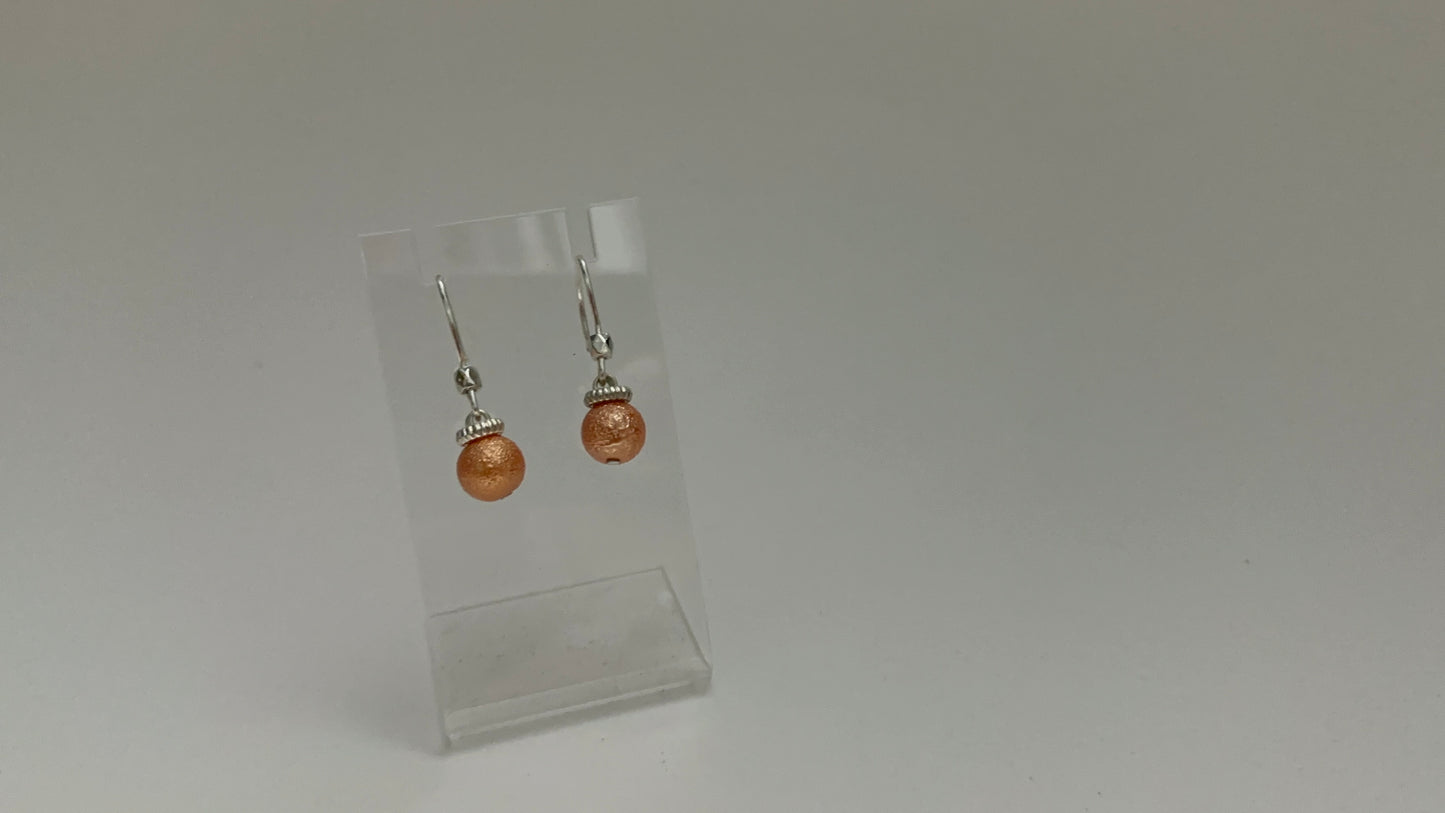 Copper Glow Earrings