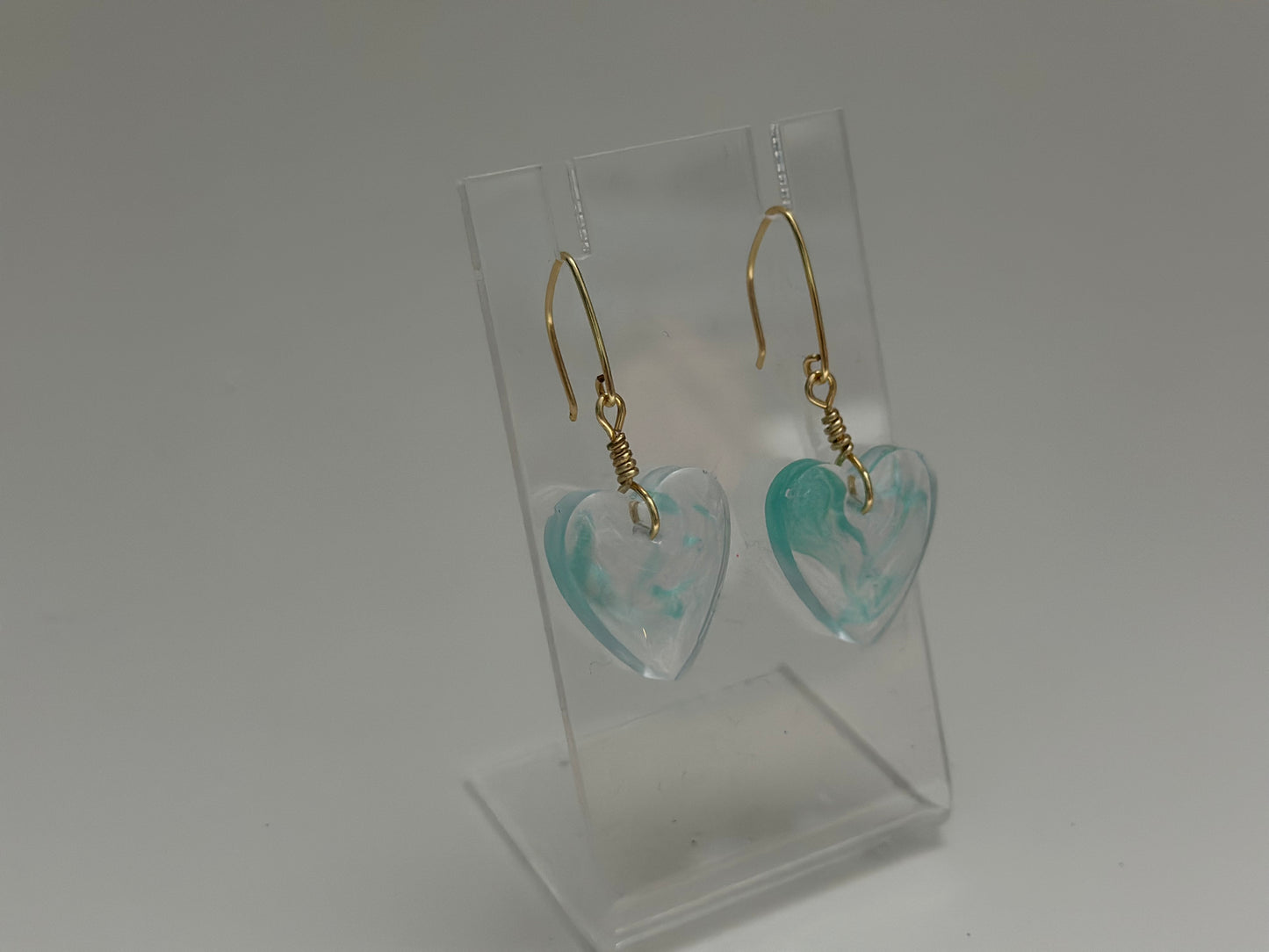 Ocean Heart Earrings