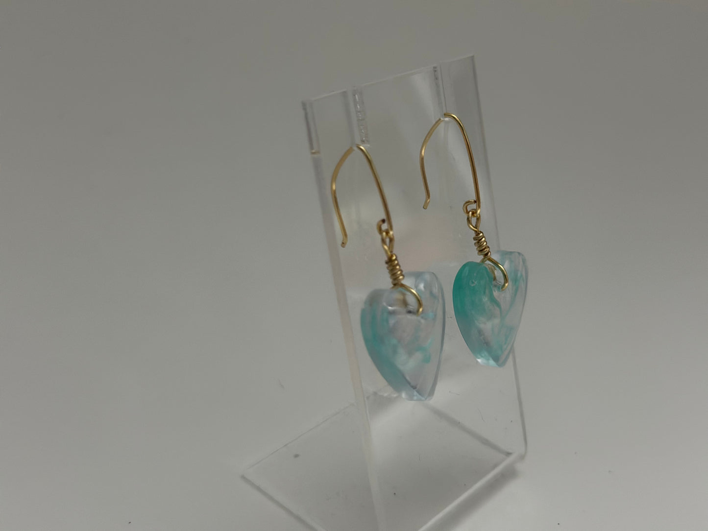 Ocean Heart Earrings